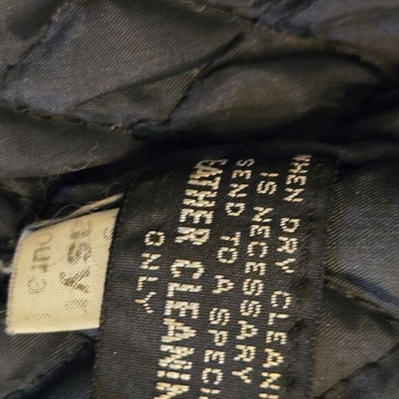 Easy Rider Vintage Heavy Black Leather Fringe Lined Jacket - Picture 10 of 12